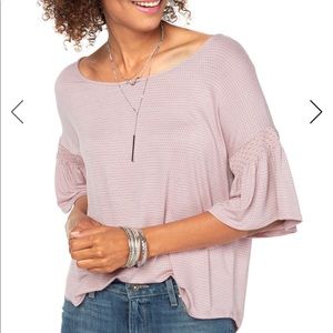 Pink top from Charming Charlie’s